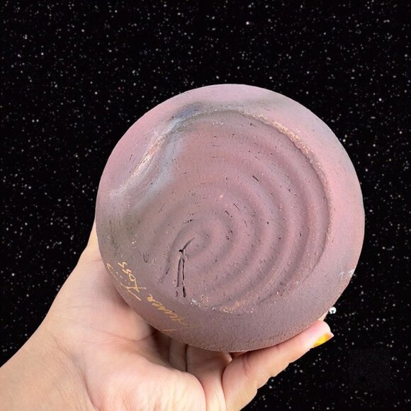 Art Pottery Laura Ross Pottery Vase Stoneware Ceramic Signed Vase Multicolor - Picture 2 of 15